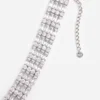 Silver Crystal Choker Silver Crystal Choker