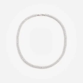 Silver Crystal Necklace