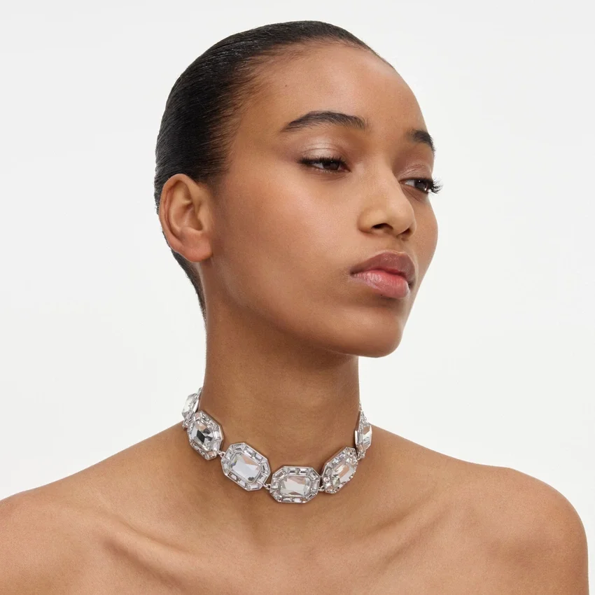 Silver Crystal Necklace Silver Crystal Necklace