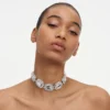 Silver Crystal Necklace Silver Crystal Necklace