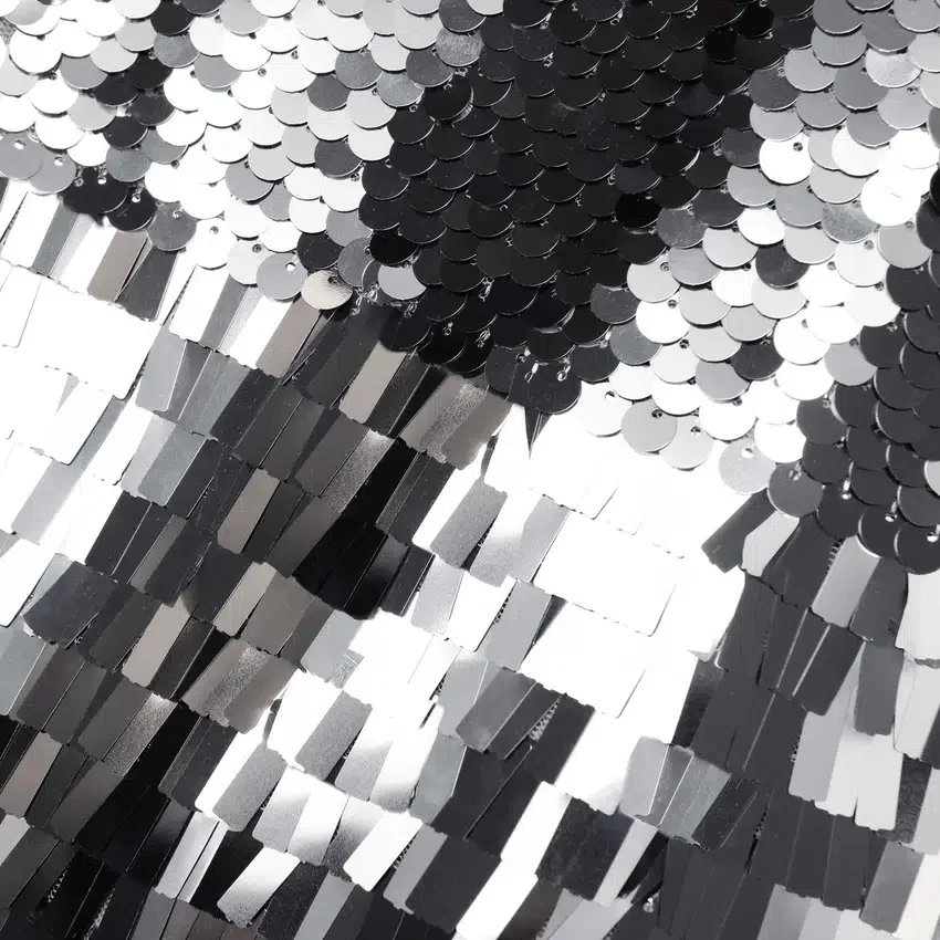 Silver Gradient Sequin Midi Dress Silver Gradient Sequin Midi Dress