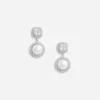 Silver Pearl Drop Earrings Silver Pearl Drop Earrings