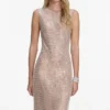 Silver Rhinestone Mesh Midi Dress Silver Rhinestone Mesh Midi Dress