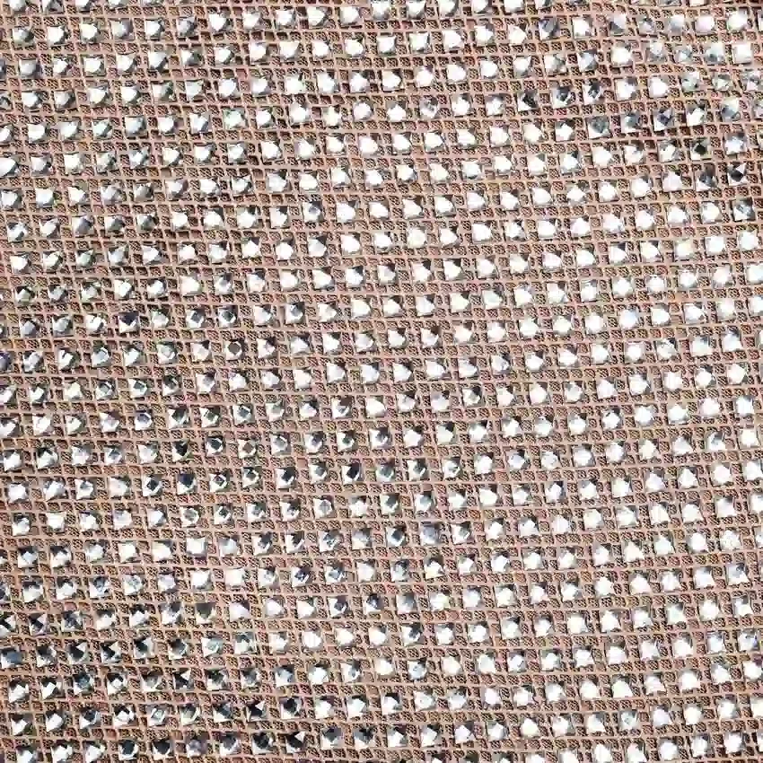 Silver Rhinestone Mesh Midi Dress Silver Rhinestone Mesh Midi Dress