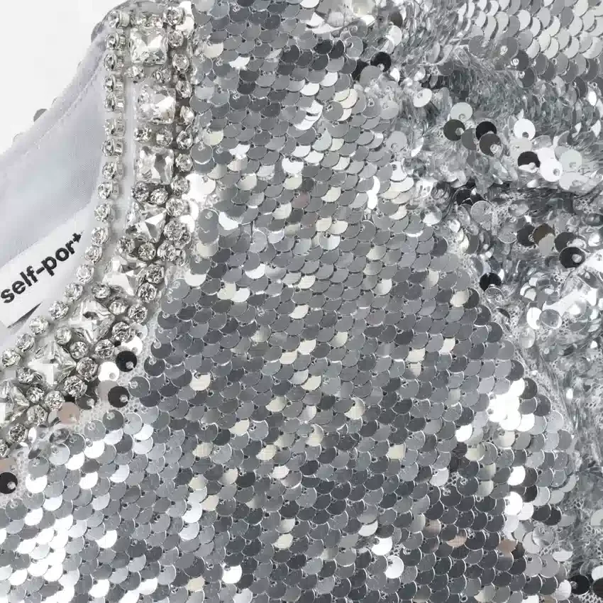 Silver Sequin Dress Silver Sequin Dress