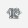 Silver Sequin Top Silver Sequin Top