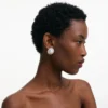 Small Crystal Pearl Earrings