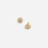 Small Gold Crystal Knot Earring Small Gold Crystal Knot Earring
