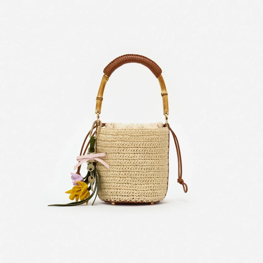Soft Raffia Bucket Bag Soft Raffia Bucket Bag