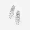 Square Crystal Dangle Earrings Square Crystal Dangle Earrings