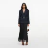 Tailored Blazer Satin Midi Dress Tailored Blazer Satin Midi Dress