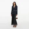 Tailored Blazer Satin Midi Dress Tailored Blazer Satin Midi Dress