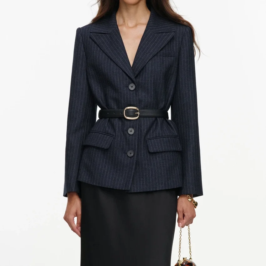 Tailored Blazer Satin Midi Dress Tailored Blazer Satin Midi Dress