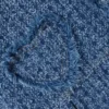 Textured Denim Heart Trim Dress Textured Denim Heart Trim Dress
