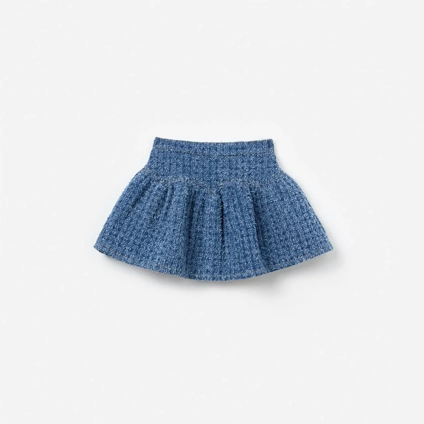 Textured Denim Skirt Textured Denim Skirt