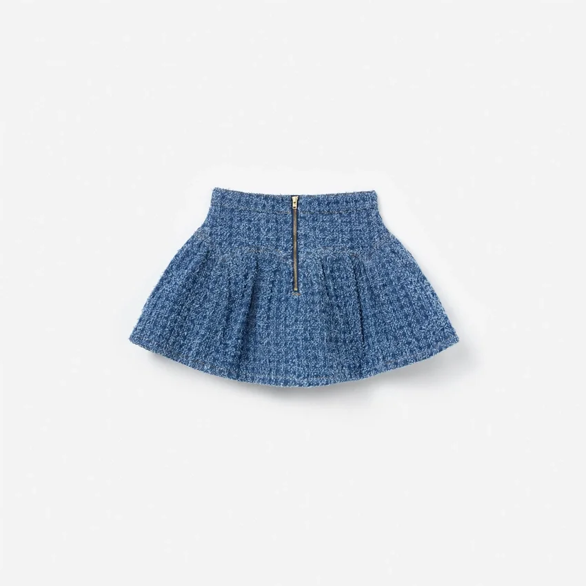 Textured Denim Skirt Textured Denim Skirt