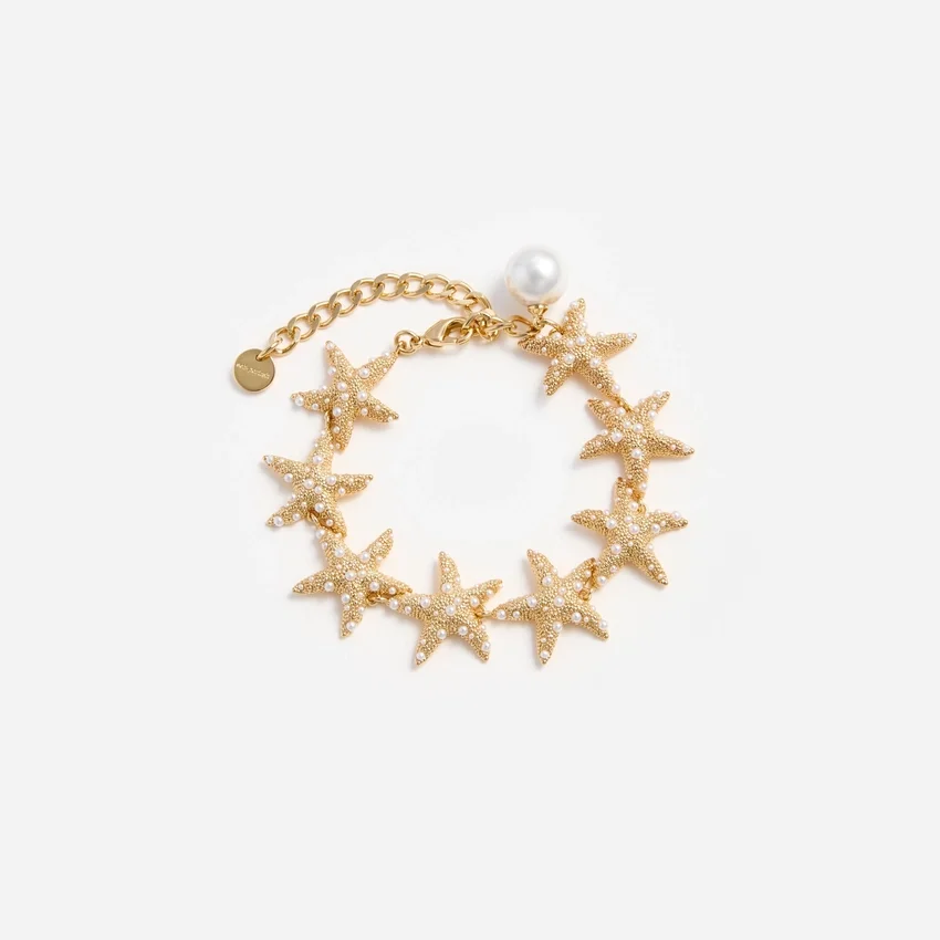 Textured Gold Sea Star Bracelet Textured Gold Sea Star Bracelet