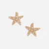 Textured Gold Sea Star Earrings Textured Gold Sea Star Earrings