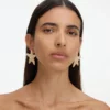 Textured Gold Sea Star Earrings Textured Gold Sea Star Earrings