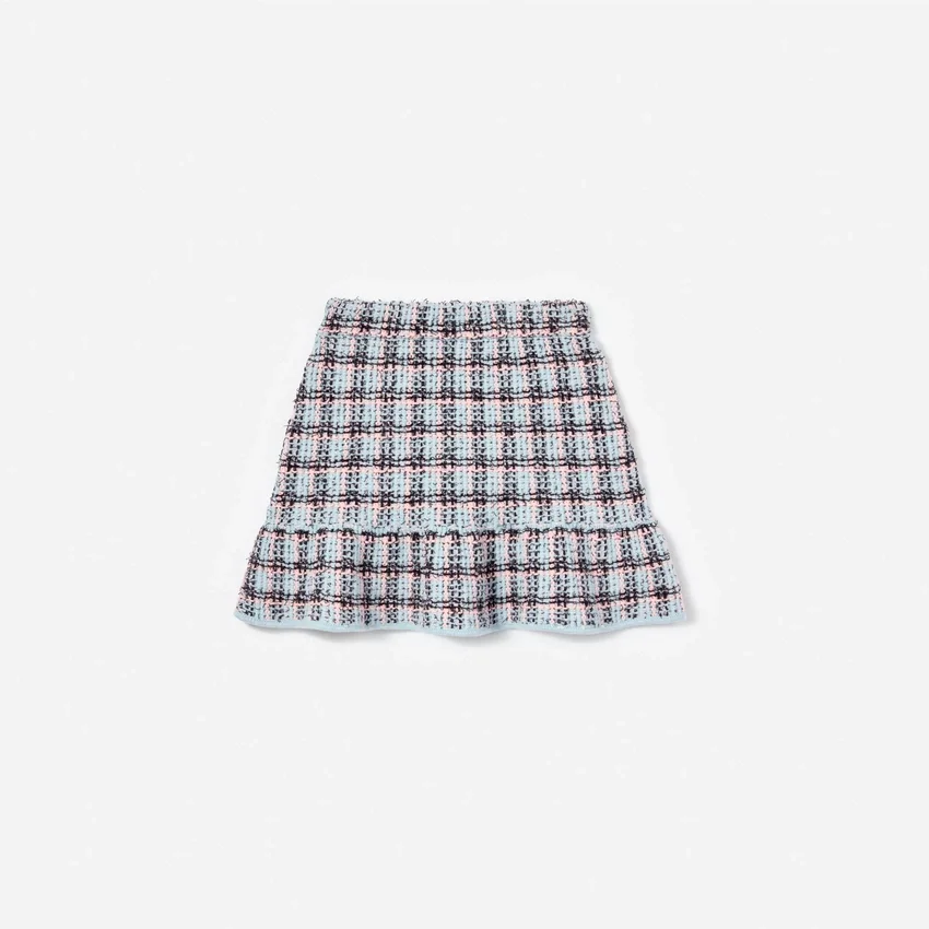 Textured Stripe Knit Skirt Textured Stripe Knit Skirt
