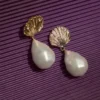 Tiered Shell Earrings Tiered Shell Earrings