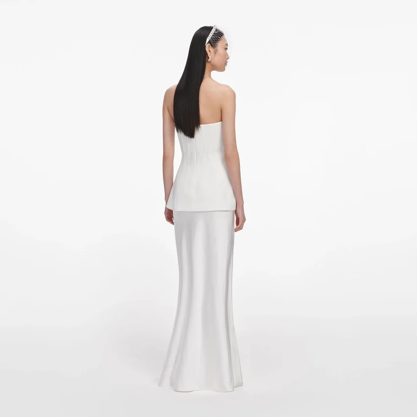White Bandeau Maxi Dress White Bandeau Maxi Dress