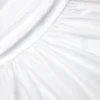 White Cotton Asymmetric Midi Skirt White Cotton Asymmetric Midi Skirt