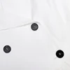 White Cotton Double Breasted Mini Dress White Cotton Double Breasted Mini Dress