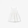 White Cotton Embroidered Dress White Cotton Embroidered Dress