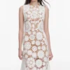 White Crochet Maxi Dress White Crochet Maxi Dress