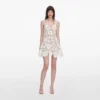 White Crochet Mini Dress White Crochet Mini Dress