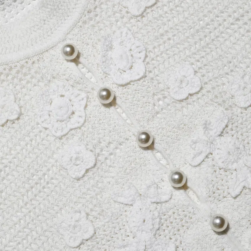 White Floral Crochet Top White Floral Crochet Top