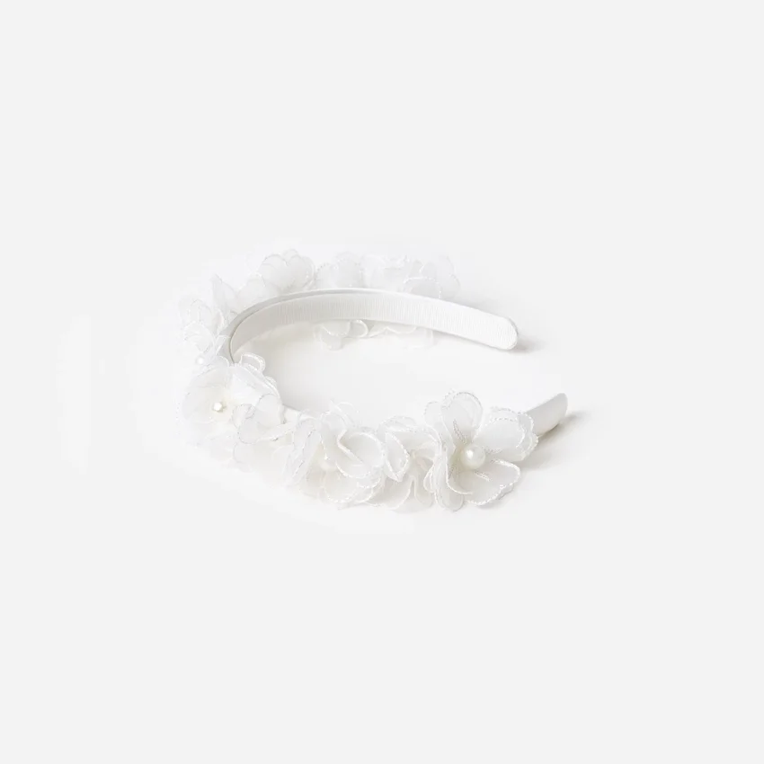 White Flower Headband White Flower Headband