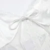 White Georgette Satin Maxi Dress White Georgette Satin Maxi Dress