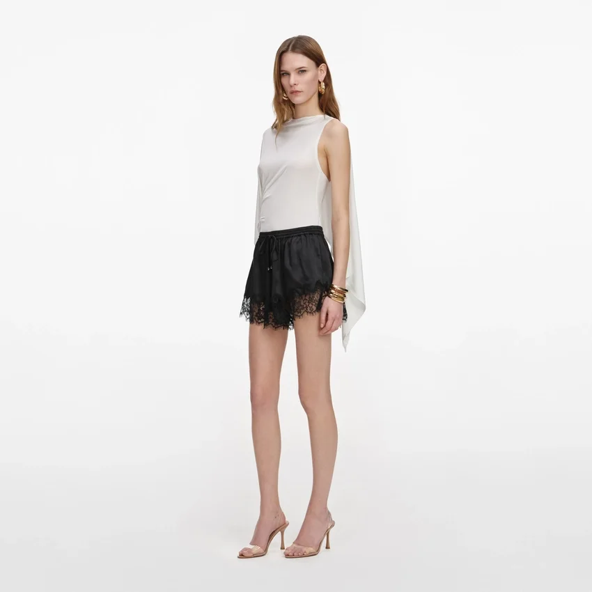 White Jersey Drape Top White Jersey Drape Top