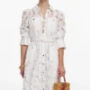 White Lace Collared Maxi Dress White Lace Collared Maxi Dress