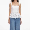 White Lace Peplum Top White Lace Peplum Top