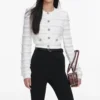 White Pointelle Diamante Cardigan White Pointelle Diamante Cardigan