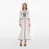White Pointelle Knit Long Cardigan White Pointelle Knit Long Cardigan