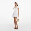 White Ramie Mini Dress White Ramie Mini Dress