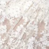 White Rhinestone Lace Maxi Dress