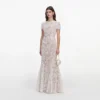 White Tulle Lace Maxi Dress White Tulle Lace Maxi Dress