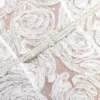 White Tulle Lace Midi Dress