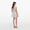 White Tulle Lace Mini Dress White Tulle Lace Mini Dress