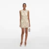 Yellow Fine Lace Mini Dress Yellow Fine Lace Mini Dress