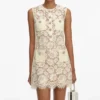 Yellow Fine Lace Mini Dress Yellow Fine Lace Mini Dress