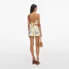 Yellow Floral Linen Top Yellow Floral Linen Top