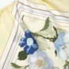 Yellow Floral Linen Top Yellow Floral Linen Top