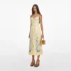 Yellow Floral Midi Dress Yellow Floral Midi Dress