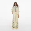 Yellow Floral Organza Trousers Yellow Floral Organza Trousers